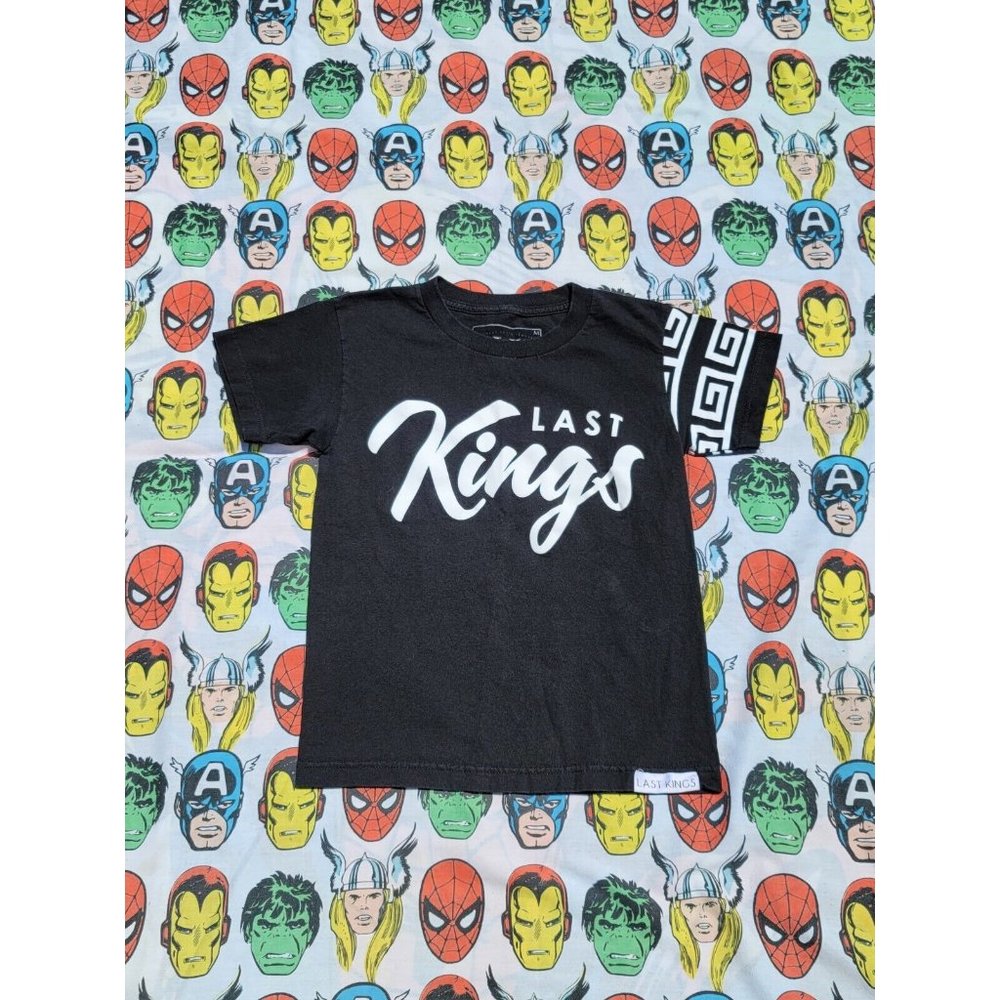 Last Kings T Shirt Youth Size Medium 90s Skater Hiphop Streetwear Graffiti Hype